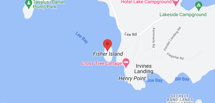 map of FISHER ISLAND
